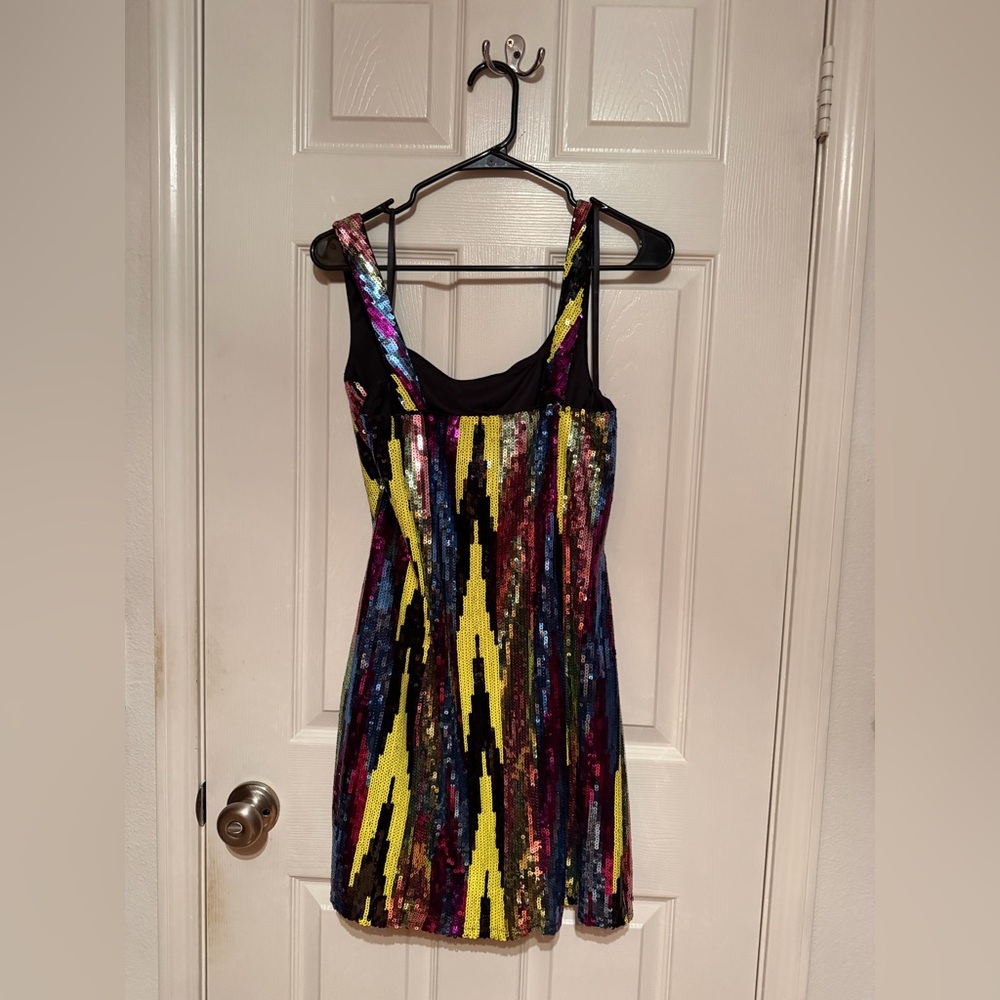 Multicolor Sequin Dress